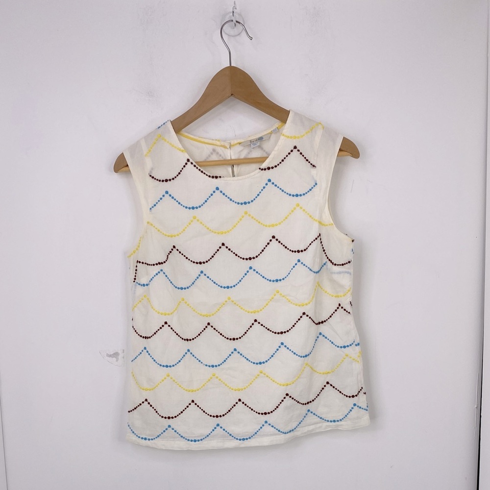 🌈 Boden Rainbow 🌈 Scale Cotton Top